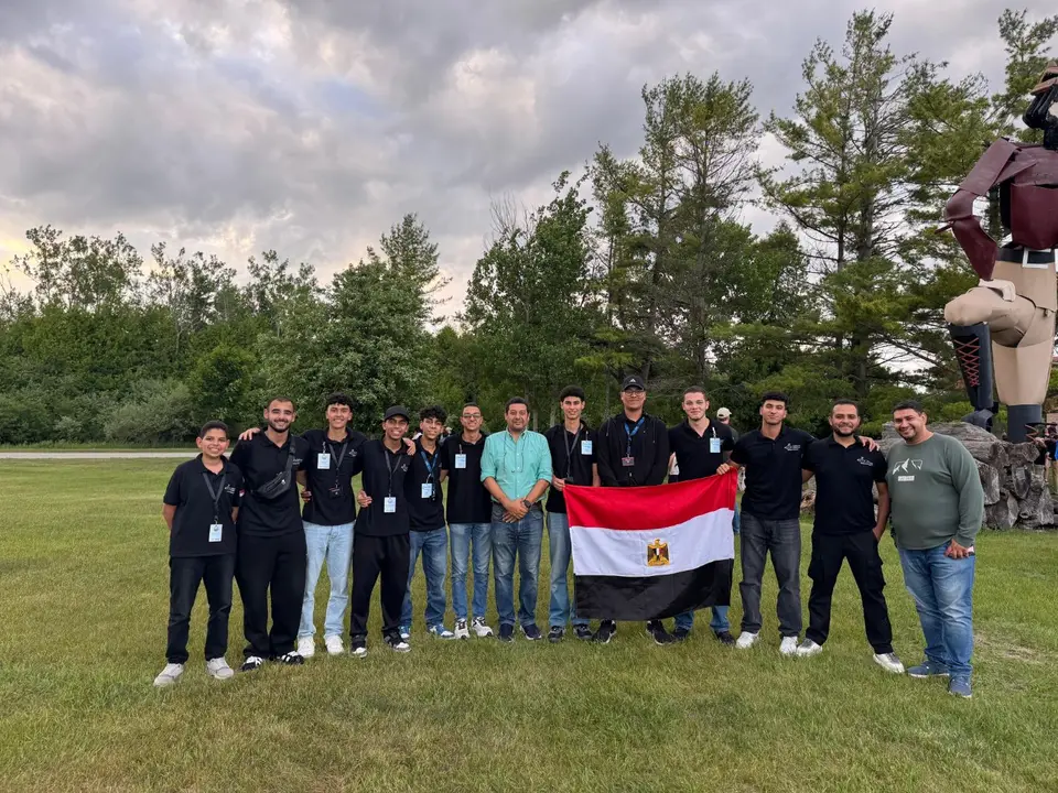 Overflow Robotics team representing Egypt at the MATE ROV World Championship