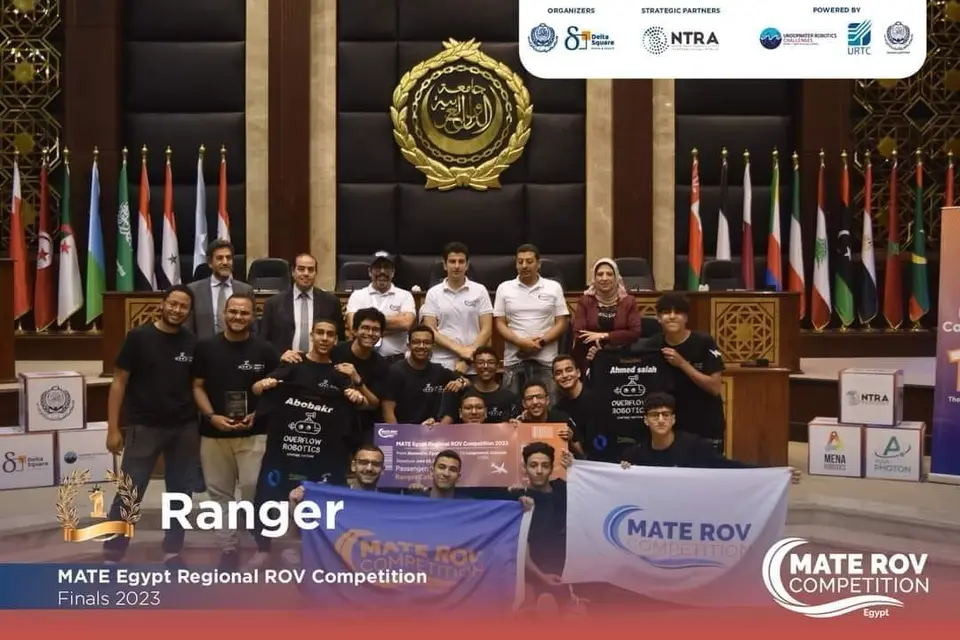 MATE Egypt Regional ROV Competition 2023 — first place