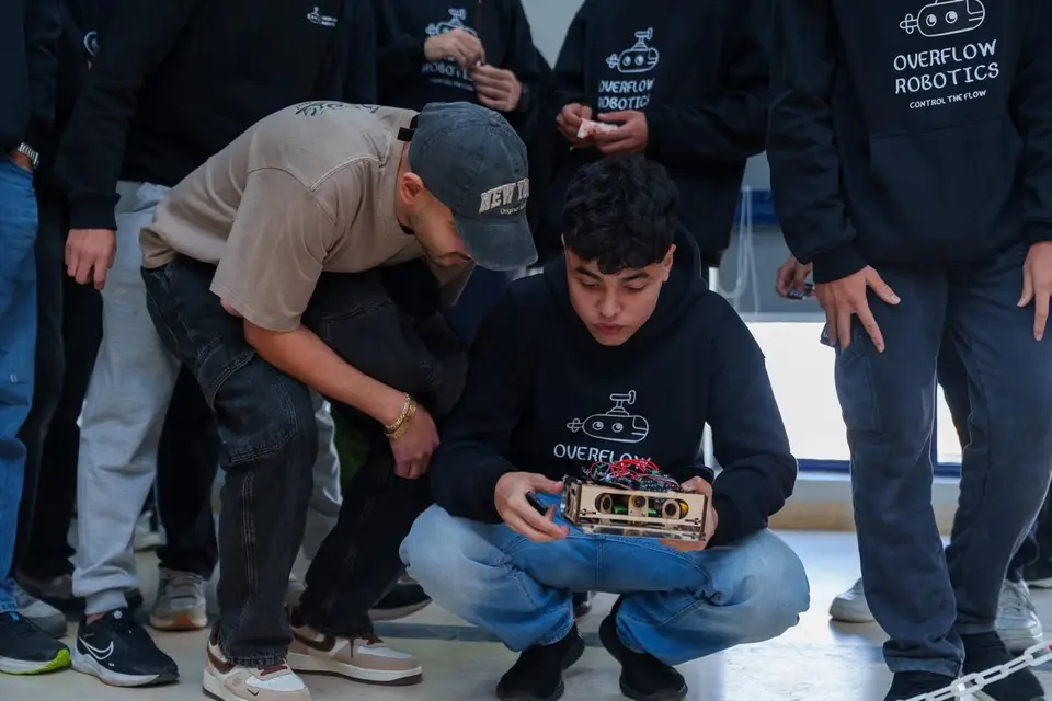Inspecting a robot before a match